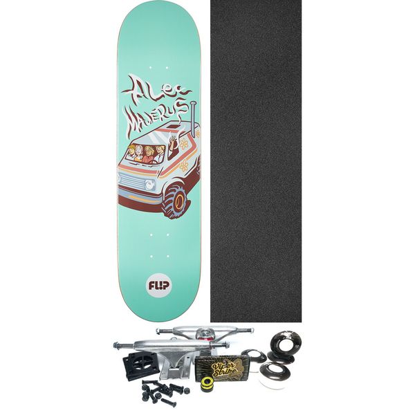 Flip Skateboards Alec Majerus Posterize Skateboard Deck - 8.4" x 32.38" - Complete Skateboard Bundle